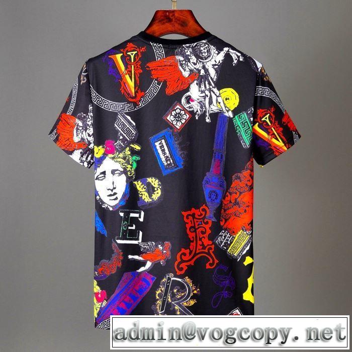 人気上昇中 ヴェルサーチVERSACE 新作オシャレ Tシャツ/半袖 【2019春夏】最新コレクション