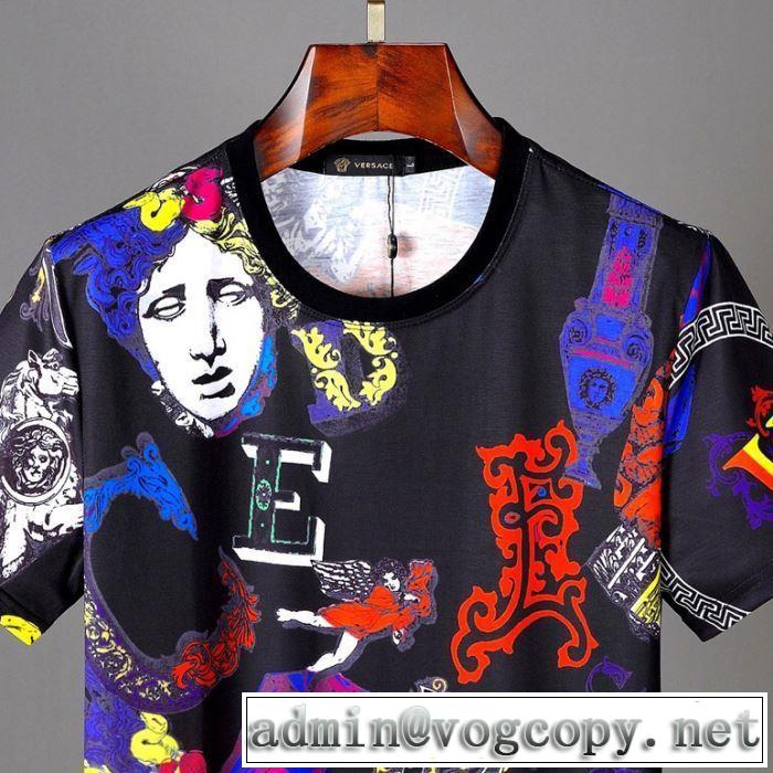 人気上昇中 ヴェルサーチVERSACE 新作オシャレ Tシャツ/半袖 【2019春夏】最新コレクション