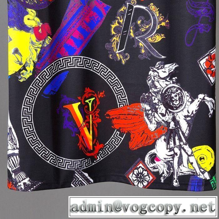 人気上昇中 ヴェルサーチVERSACE 新作オシャレ Tシャツ/半袖 【2019春夏】最新コレクション