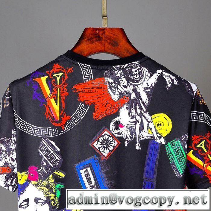 人気上昇中 ヴェルサーチVERSACE 新作オシャレ Tシャツ/半袖 【2019春夏】最新コレクション
