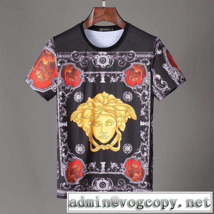 人気モデル愛用 ヴェルサーチ VERSACE 2019年最新ファッション Tシャツ/半袖 ギフトＯＫ