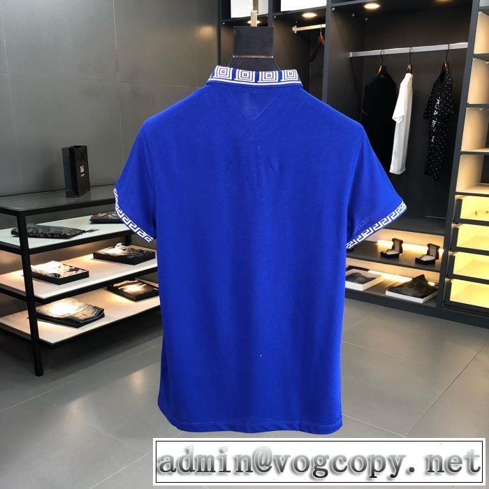 2019年最新ファッション ヴェルサーチ夏キレ味をプラス VERSACE 2色可選 Tシャツ/半袖