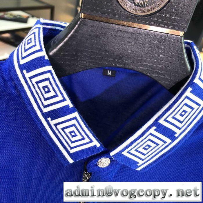 2019年最新ファッション ヴェルサーチ夏キレ味をプラス VERSACE 2色可選 Tシャツ/半袖