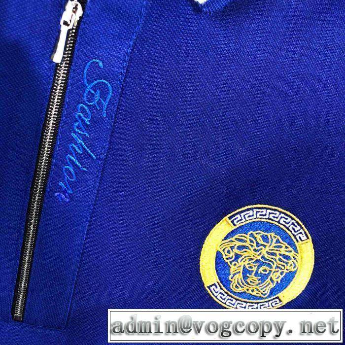 2019年最新ファッション ヴェルサーチ夏キレ味をプラス VERSACE 2色可選 Tシャツ/半袖