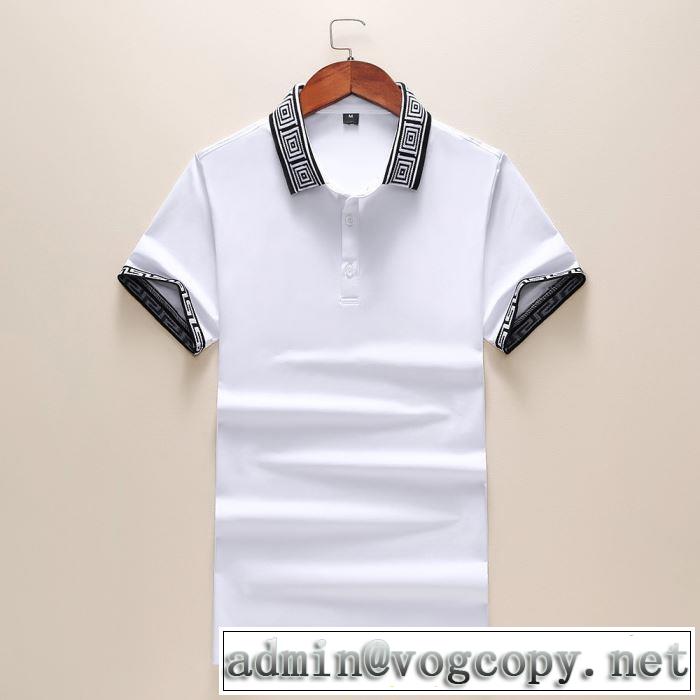2019春夏のトレンド新商品 ヴェルサーチお洒落スタイル VERSACE 2色可選 Tシャツ/半袖