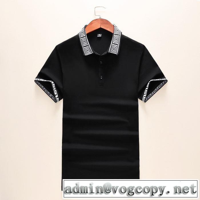 2019春夏のトレンド新商品 ヴェルサーチお洒落スタイル VERSACE 2色可選 Tシャツ/半袖