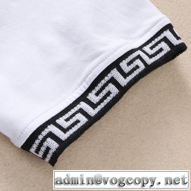 2019春夏のトレンド新商品 ヴェルサーチお洒落スタイル VERSACE 2色可選 Tシャツ/半袖