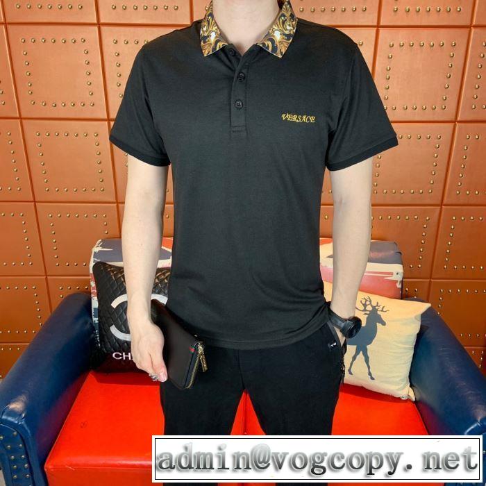 ヴェルサーチ春色の最旬の人気アイテム VERSACE 2色可選 Tシャツ/半袖 2019SSのトレンド商品