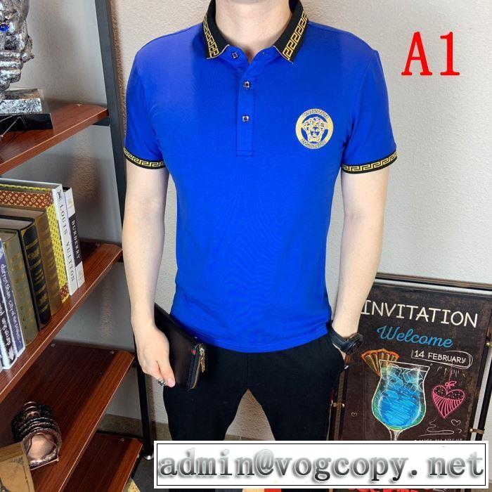 新作コレクションを見る ヴェルサーチVERSACE 3色可選 Tシャツ/半袖 2019春夏トレンドアイテム