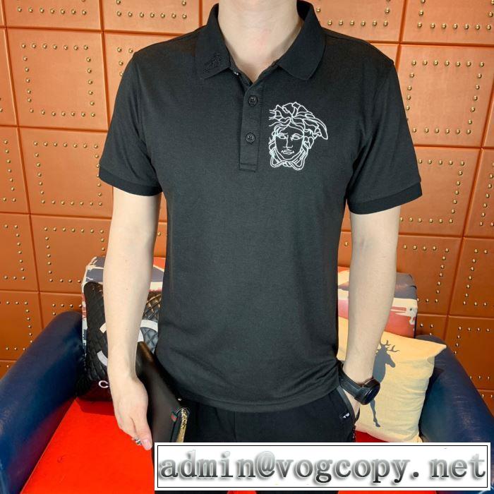 人気モデル愛用 2019SSのトレンド商品 ヴェルサーチVERSACE  Tシャツ/半袖 今年大人気