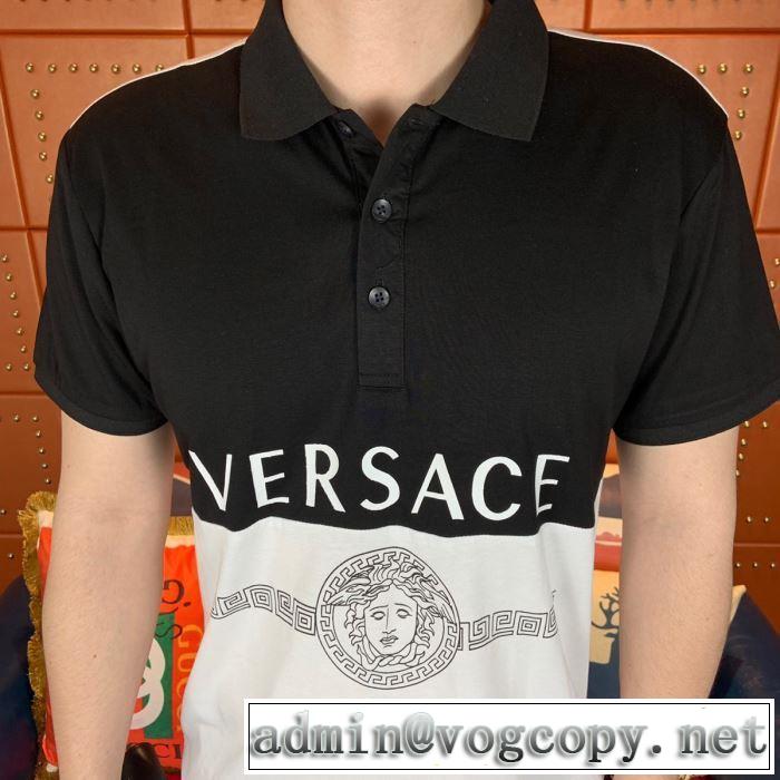 デザイン抜群のアイテム ヴェルサーチVERSACE 2色可選 Tシャツ/半袖 2019SSのトレンド商品