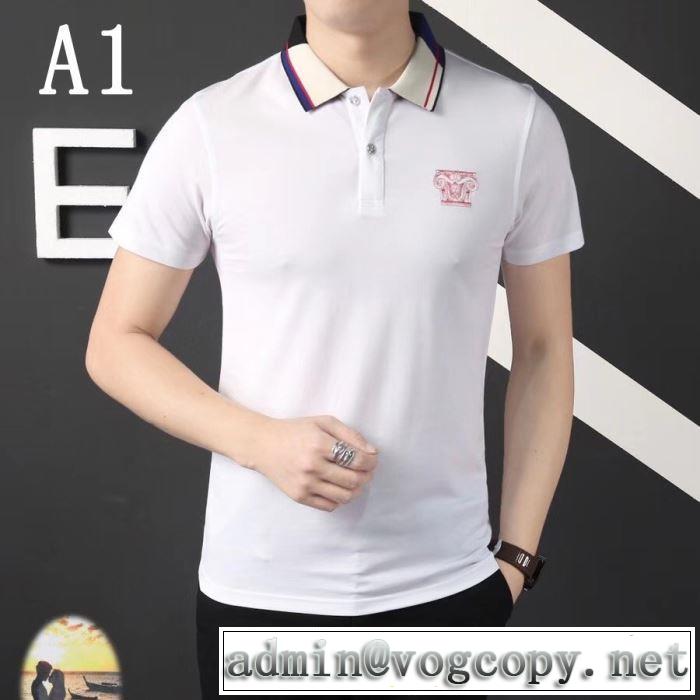 大人気オリジナル ヴェルサーチ VERSACE 【2019春夏】最新コレクション 3色可選 Tシャツ/半袖
