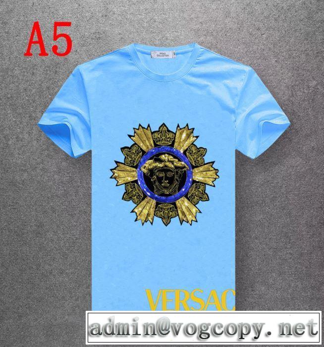 夏キレ味をプラス ヴェルサーチ 2019SSのトレンド商品 VERSACE 多色可選 Tシャツ/半袖
