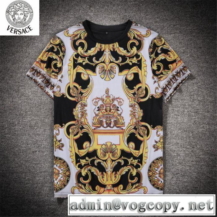 【2019年】夏のファッション  Tシャツ/半袖 ヴェルサーチ VERSACE 期間限定価格  入手超困難