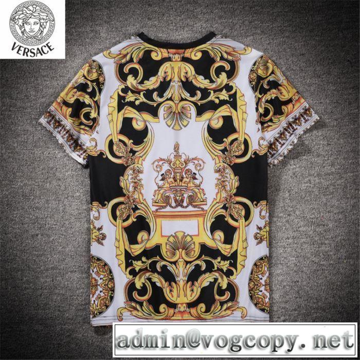 【2019年】夏のファッション  Tシャツ/半袖 ヴェルサーチ VERSACE 期間限定価格  入手超困難