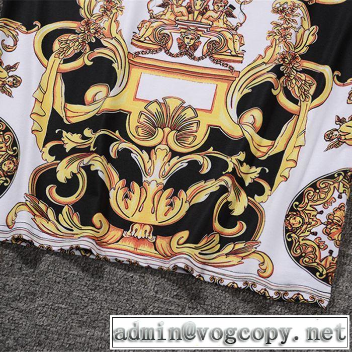 【2019年】夏のファッション  Tシャツ/半袖 ヴェルサーチ VERSACE 期間限定価格  入手超困難