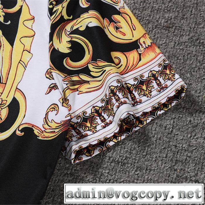 【2019年】夏のファッション  Tシャツ/半袖 ヴェルサーチ VERSACE 期間限定価格  入手超困難