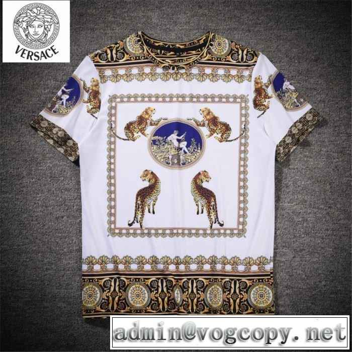 Tシャツ/半袖 VERSACEお洒落スタイル  Tシャツ/半袖2019SSのトレンド商品 ヴェルサーチ