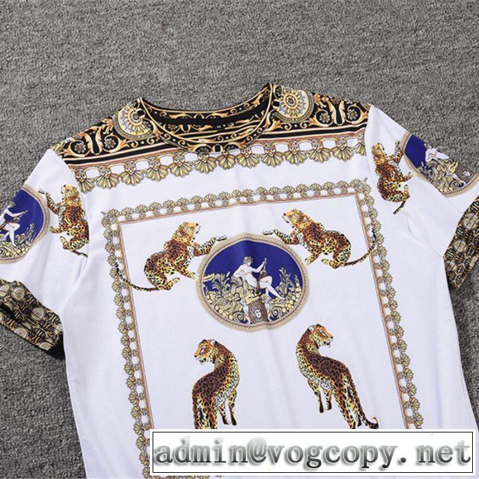 Tシャツ/半袖 VERSACEお洒落スタイル  Tシャツ/半袖2019SSのトレンド商品 ヴェルサーチ