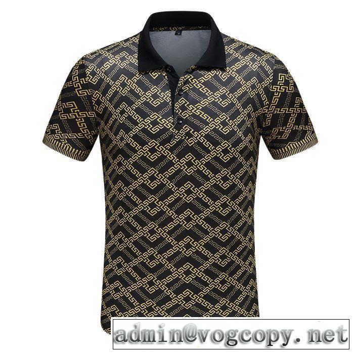 大胆にデザインオシャレ新品 2色可選 Tシャツ/半袖 ヴェルサー2019春夏トレンドアイテム チVERSACE
