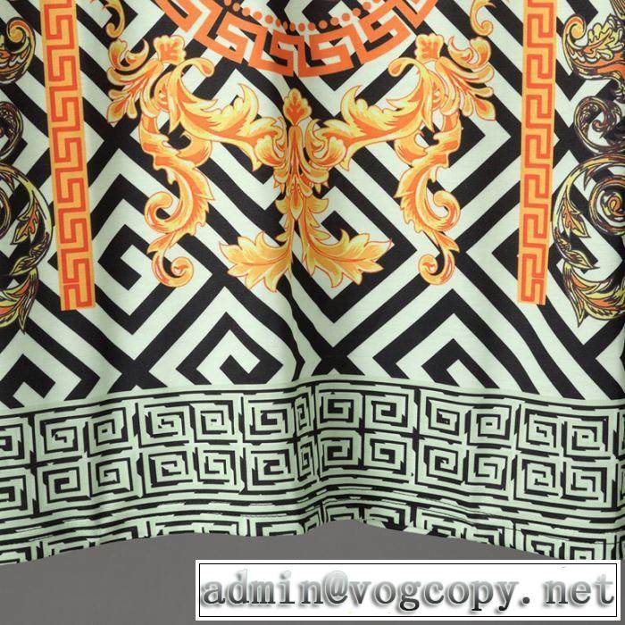 【2019春夏】最新コレクションVERSACE 高品質素材 Tシャツ/半袖 ヴェルサーチ 新作オシャレ