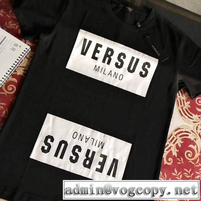 おすすめな大人のトレンド ヴェルサーチVERSACE 3色可選 Tシャツ/半袖 2019夏ファション新品