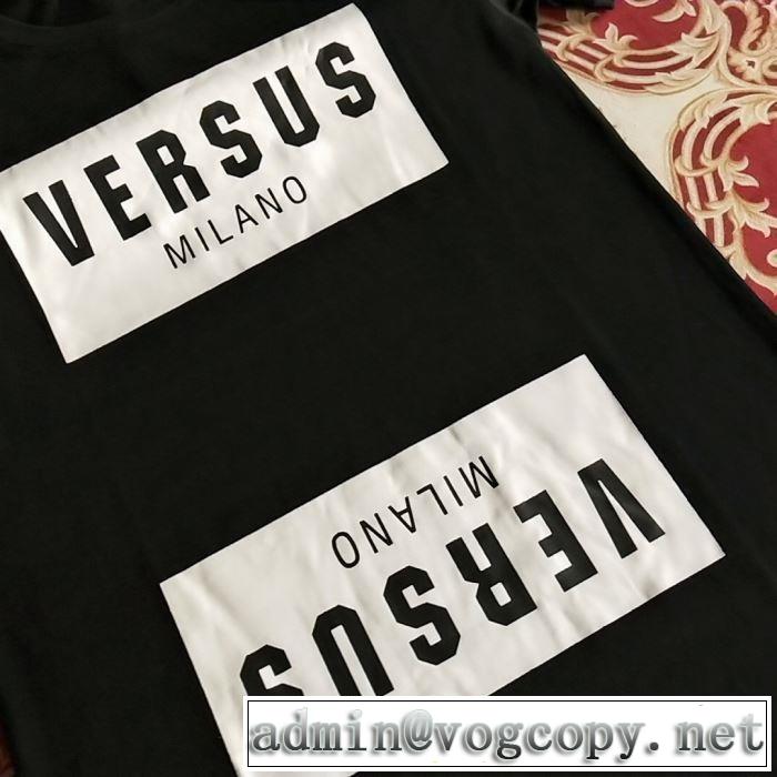 おすすめな大人のトレンド ヴェルサーチVERSACE 3色可選 Tシャツ/半袖 2019夏ファション新品
