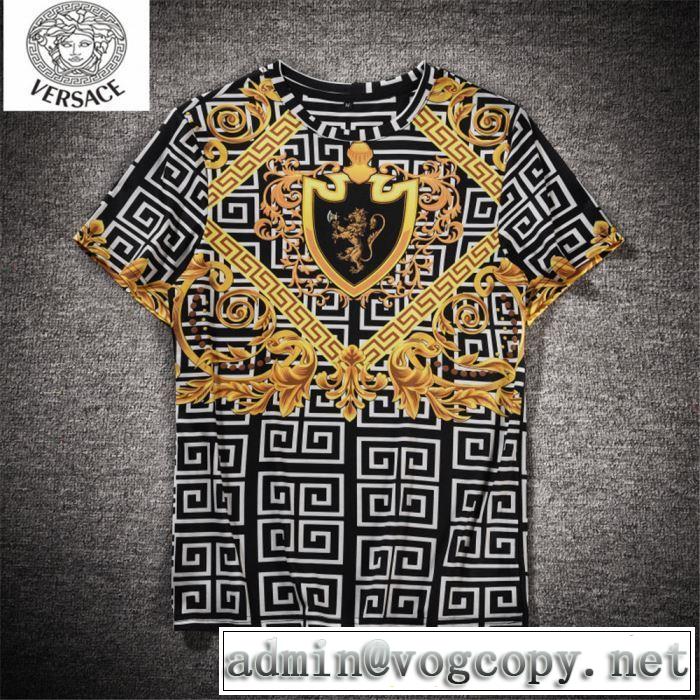 岩ちゃん愛用 ヴェルサーチ VERSACE 2019年最新ファッション Tシャツ/半袖 人気上昇中