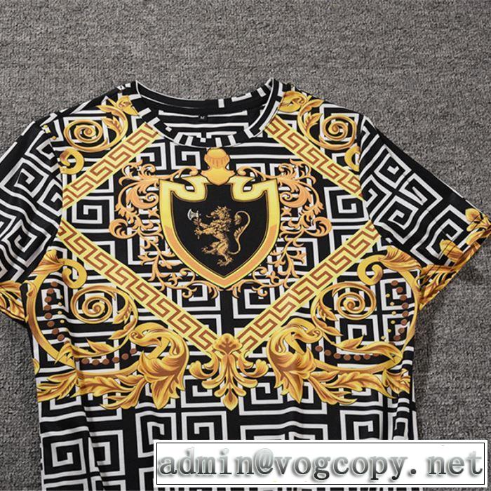 岩ちゃん愛用 ヴェルサーチ VERSACE 2019年最新ファッション Tシャツ/半袖 人気上昇中