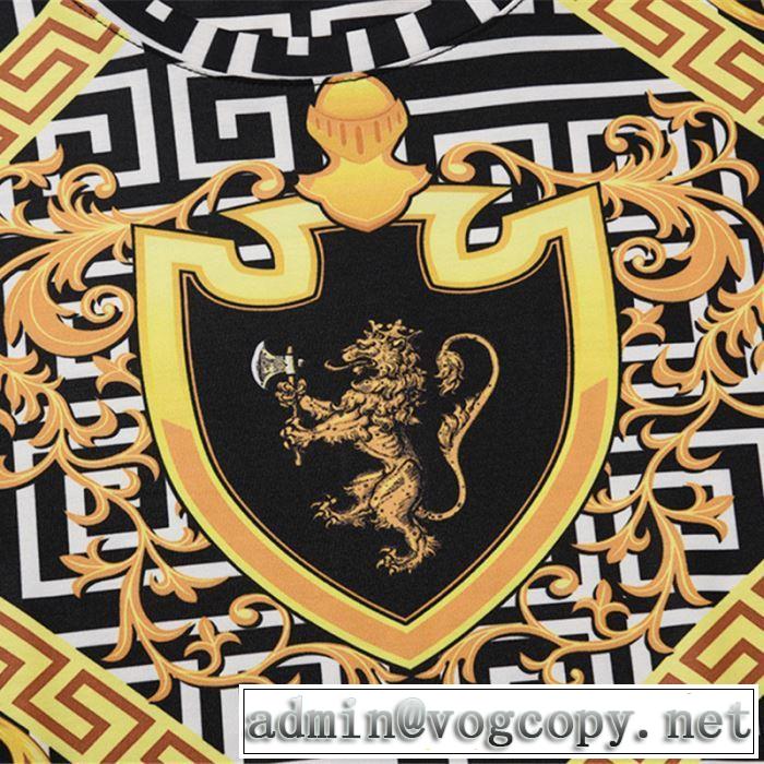 岩ちゃん愛用 ヴェルサーチ VERSACE 2019年最新ファッション Tシャツ/半袖 人気上昇中