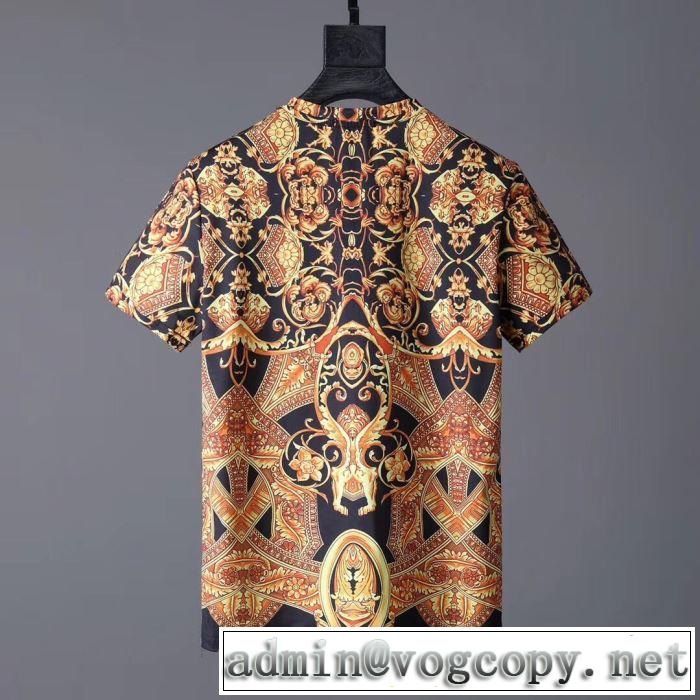 大人っぽく着こなし ヴェルサーチ 2019春夏のトレンド新商品 VERSACE  Tシャツ/半袖
