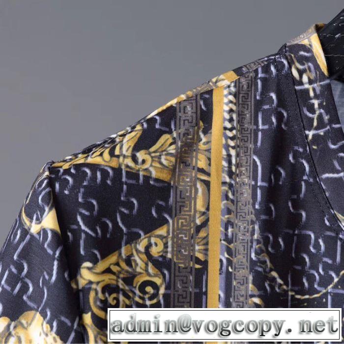 春夏の流行り2019新品 ヴェルサーチ VERSACE 在庫手元にあり即発セール必需品Tシャツ/半袖