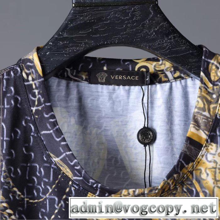 春夏の流行り2019新品 ヴェルサーチ VERSACE 在庫手元にあり即発セール必需品Tシャツ/半袖