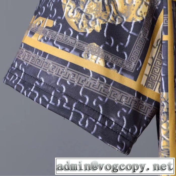 春夏の流行り2019新品 ヴェルサーチ VERSACE 在庫手元にあり即発セール必需品Tシャツ/半袖