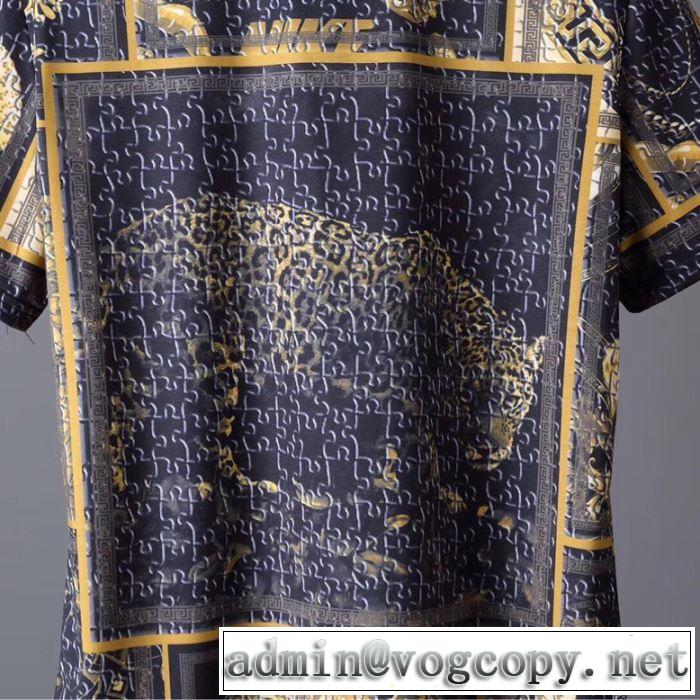 春夏の流行り2019新品 ヴェルサーチ VERSACE 在庫手元にあり即発セール必需品Tシャツ/半袖