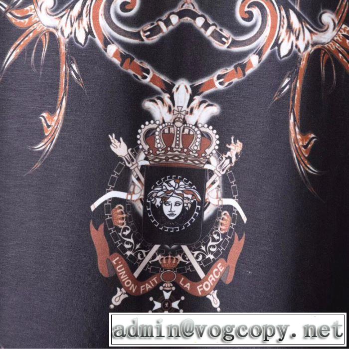 シンプル使える ヴェルサーチ春夏の流行り2019新品 VERSACE  Tシャツ/半袖超あたたかい