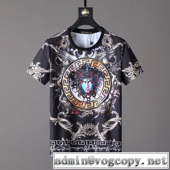 2019春夏も引き続き人気セール Tシャツ/半袖 ヴェルサーチ春夏のトレンドアイテム VERSACE
