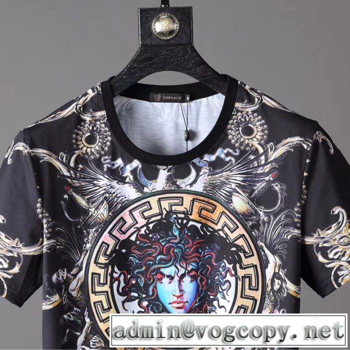 2019春夏も引き続き人気セール Tシャツ/半袖 ヴェルサーチ春夏のトレンドアイテム VERSACE