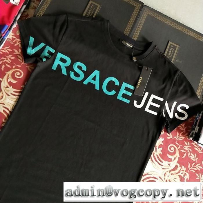 最新で完売確実 ヴェルサーチ VERSACE Tシャツ/半袖 コーデ選ばずおしゃれのポイント