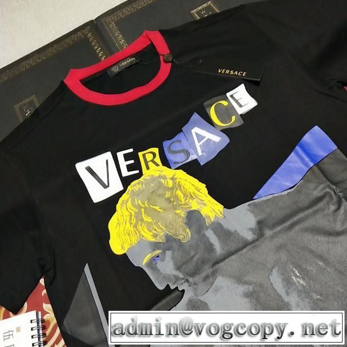 VERSACE 3色可選 一押し注目ブランドファションTシャツ/半袖2019SSのトレンド商品 ヴェルサーチ