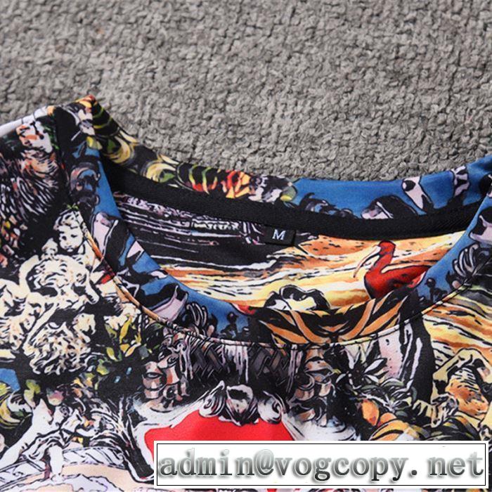 素敵カジュアル春夏新品 ヴェルサーチ2019年春夏シーズンの人気 VERSACE Tシャツ/半袖