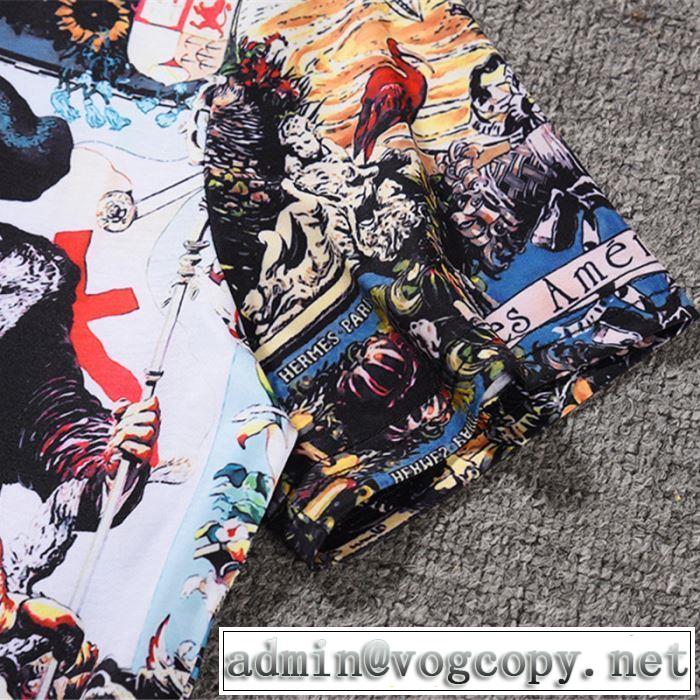 素敵カジュアル春夏新品 ヴェルサーチ2019年春夏シーズンの人気 VERSACE Tシャツ/半袖