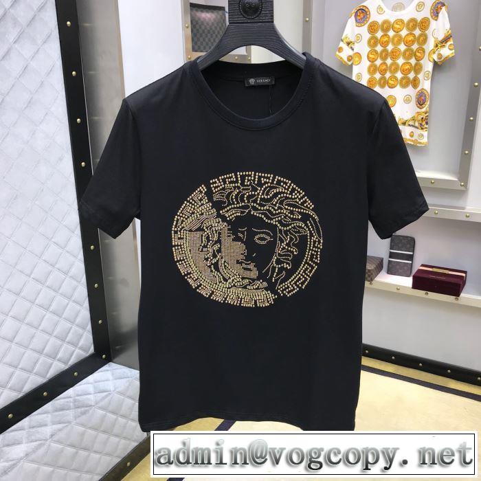 毎年トレンドアイテムが出る  Tシャツ/半袖  2019SS  ヴェルサーチこの夏絶対欲しい  VERSACE