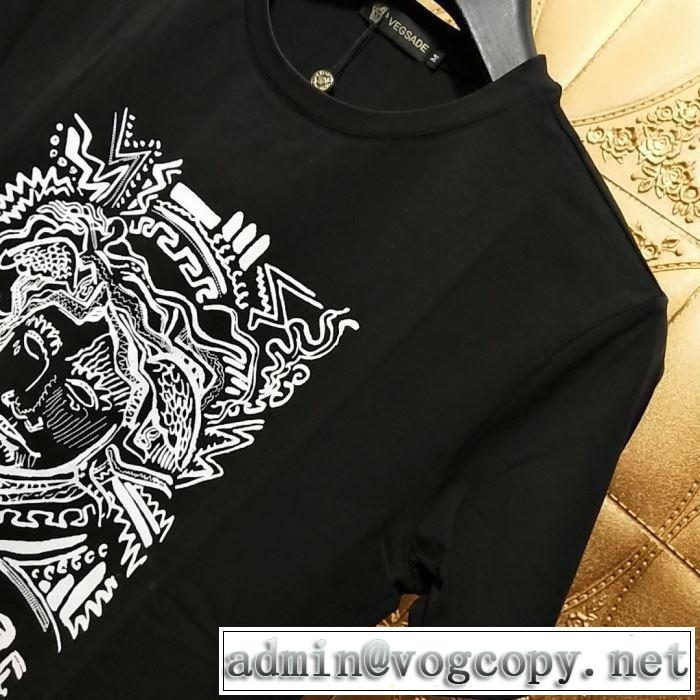 都市独特のトレンドアイテム VERSACE Tシャツ/半袖  ヴェルサーチ2019春夏人気トレンドアイテム