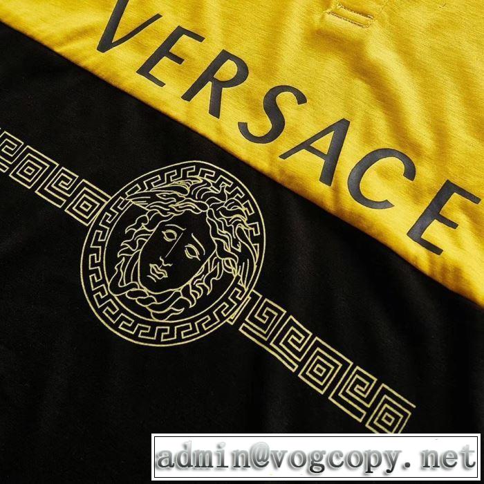 正規品保証19春夏 2色可選 ヴェルサーチ VERSACE新作限定早い者勝ち Tシャツ/半袖