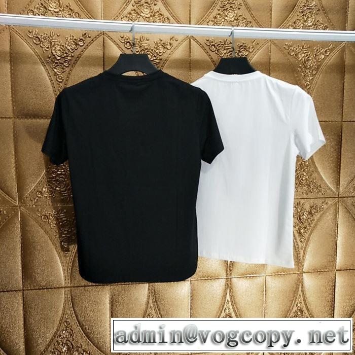人気モデル愛用VERSACE Tシャツ/半袖 2色可選 ヴェルサーチ 2019限定 男性に人気