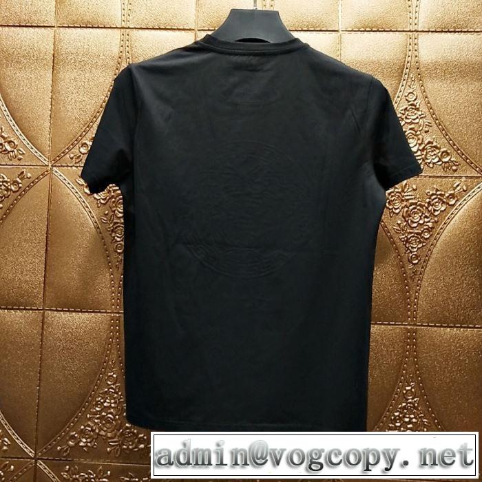 トレンドアイテムとして継続 ヴェルサーチ 2019夏ファション新品 VERSACE Tシャツ/半袖