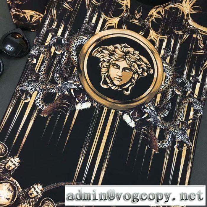 注目度が高まり最新コレクション ヴェルサーチ  VERSACE Tシャツ/半袖 2019夏ファション新品
