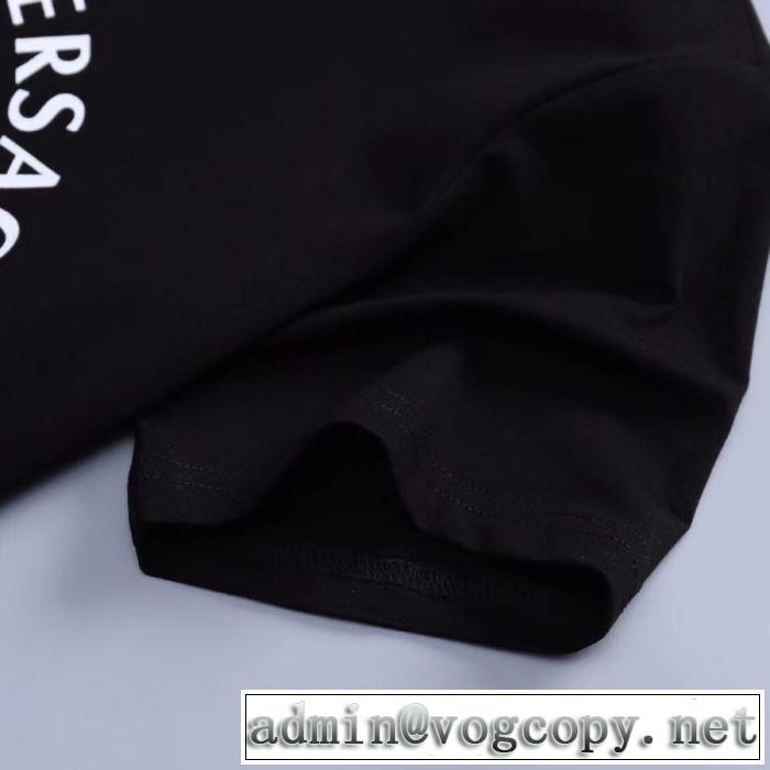 2019春夏人気トレンドアイテム VERSACE Tシャツ/半袖 2色可選 最新で完売確実 ヴェルサーチ