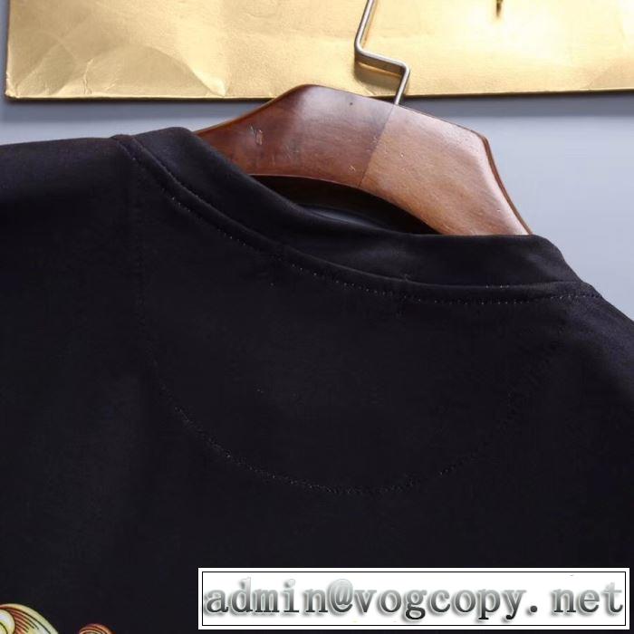 超あたたかい VERSACE Tシャツ/半袖  2019年春夏シーズンの人気 ヴェルサーチ  すごく稀少カラー